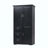 Tall And Wide Storage Cabinet With Doors For Bathroom/Office, Three Drawers-471776701