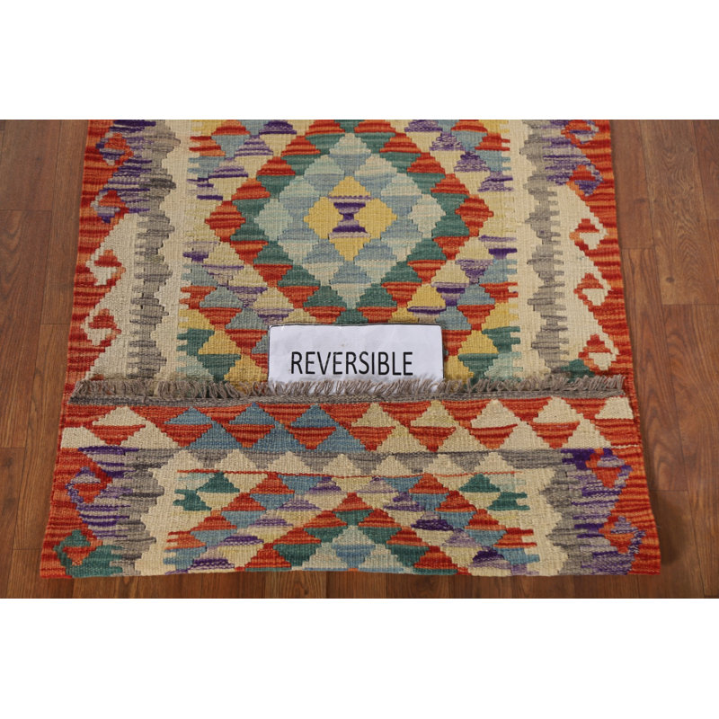South Western Kilim Oriental Accent Rug 3x4