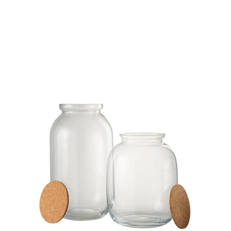 Okabena Glass Table Vase 1, 31cm H x 23cm W x 23cm D