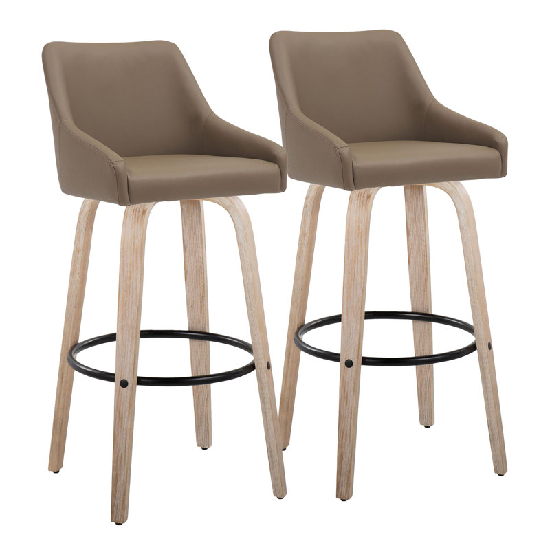 Tabouret de bar à hauteur fixe, Gris