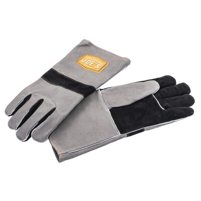 Oklahoma Joe's  Leather  Gray  Grilling Gloves  2 Pc -  3339484R06
