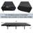 Shreya Upholstered Adjustable Bed with Wireless Remote-407094225