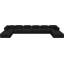 Canapé modulaire rembourré 204 po Ames-90279382