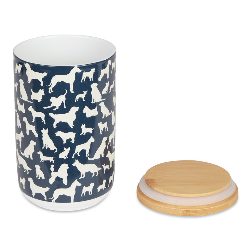 Ceramic / Porcelain Jar, Navy