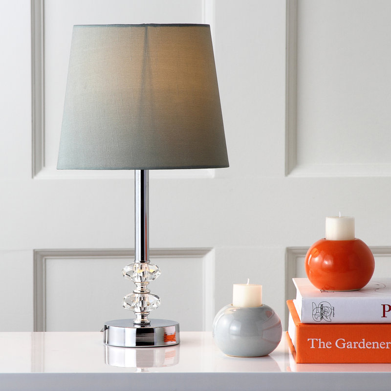 Herendeen Crystal Table Lamp, Green