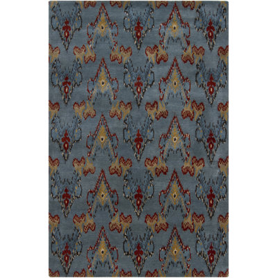 Rupec Grey Abstract Area Rug
