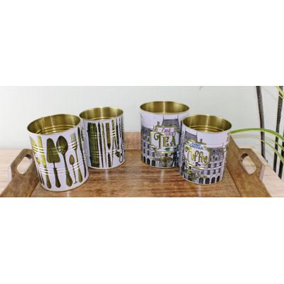 Metal Canister - Set of 4