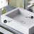 Voltaire 22" Ceramic Rectangle Vessel Sink, Glossy White SM-VS282-55039692