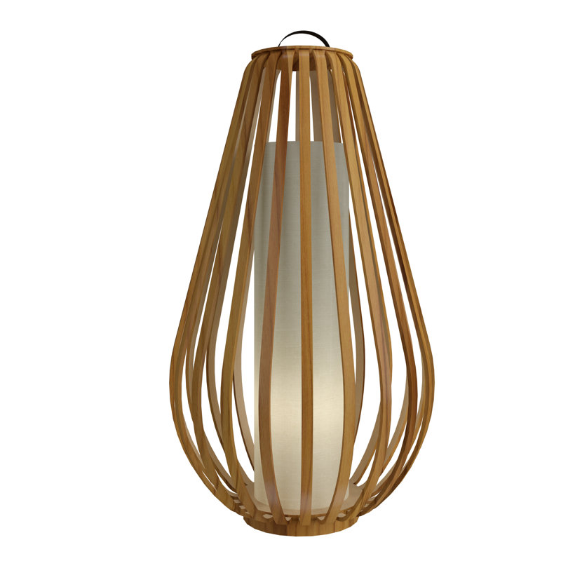 Balloon Floor Lamp, Teak