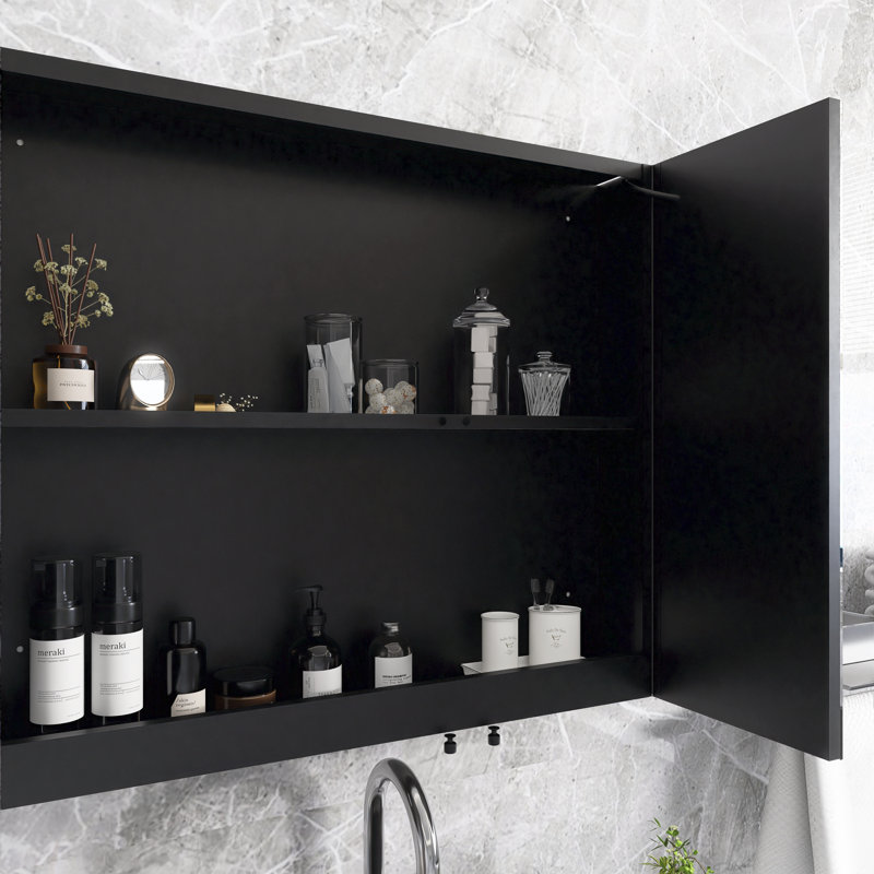 Armoire à pharmacie à miroir en fer Kurun, 26 po x 30 po