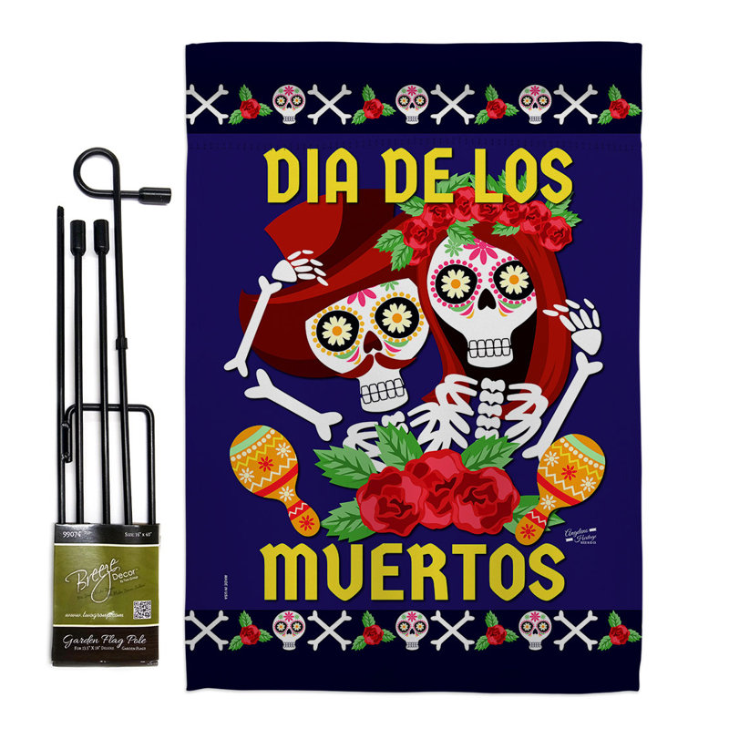 Ensemble de drapeaux en polyester 18,5 po x 13 po Dia