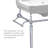 Whitehaus 24" Console with Integrated Rectangular Bowl, Brass Leg Support and Side Towel Bar-27330536-27330539