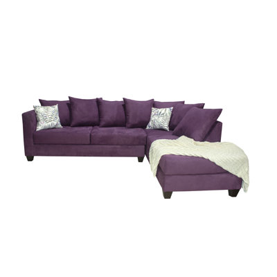 Westynn Corner Chaise Sectional in Microsuede