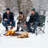 XL Heated Camping Chair, Oversized Padded Outdoor Chair with Cooler, Cupholder & Carry Bag (1 Pack)