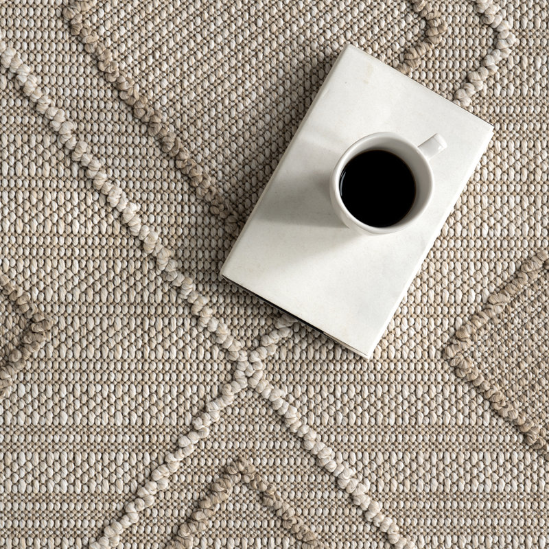 Maline Geometric Indoor/Outdoor Area Rug, Rectangle 4' x 6'