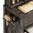 Polett Makeup Vanity With Sliding LED Mirror and Outlets-926818897