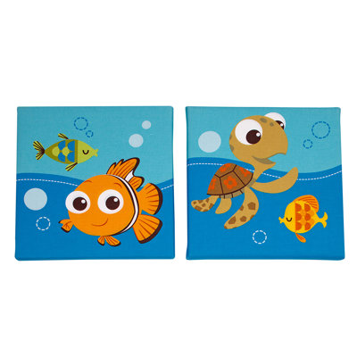Nemo Characters 2 - Piece Canvas Art