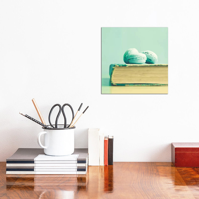 Mint Macaroons by Caroline Mint - Wrapped Canvas Painting, 30.48 cm H x 30.48 cm W