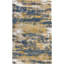 Tapis à poils longs bleu / or Madison-895134787