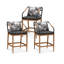 Aluminum Outdoor 24.6'' Counter Stool with Cushion