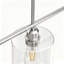 Luminaire suspendu linéaire en verre à intensité variable pour îlot de cuisine 5,9 po (l) à 5 lumières réglables-77310637-112136982-77310638