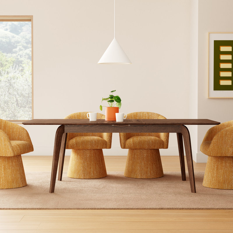 Yolanda 83" Extendable Dining Table, Walnut