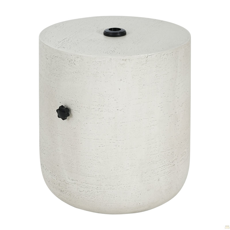 Oudoor Patio Mgo Side Table Umbrella Base