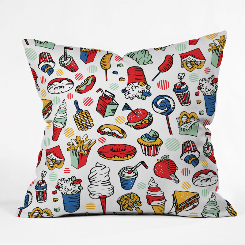 Coussin décoratif intérieur/extérieur à salon raven jumpo, 18 po x 18 po
