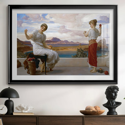 Winding the Skein-Frederic Leighton-Framed Print with Mat and glass-c. 1878