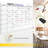 Large 36"x48" White Board Calendar Dry Erase Calendar For Wall Big Dry Erase Wall Calendar 