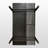 Modern Black Solid Manufactured Wood Rectangular Coffee Table
