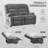 52 Inch Power Loveseat Recliner-382133825
