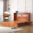Queen  Murphy Bed with USB,with Mattress & Large Storage Drawer-1656822777