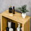 Armoire de plancher - Maximisez le rangement et l'organisation dans votre salle de bain et votre salon avec plusieurs portes à tablettes