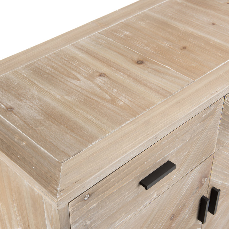 Cassity Recycled Wood Fir Tree Scandinavian Sideboard