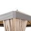 Pavillon de jardin en bois massif l 13 pi. x p 11 pi. Jason