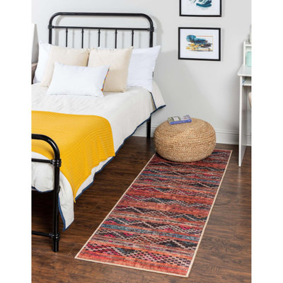 Chenille Geometric Indoor Rug