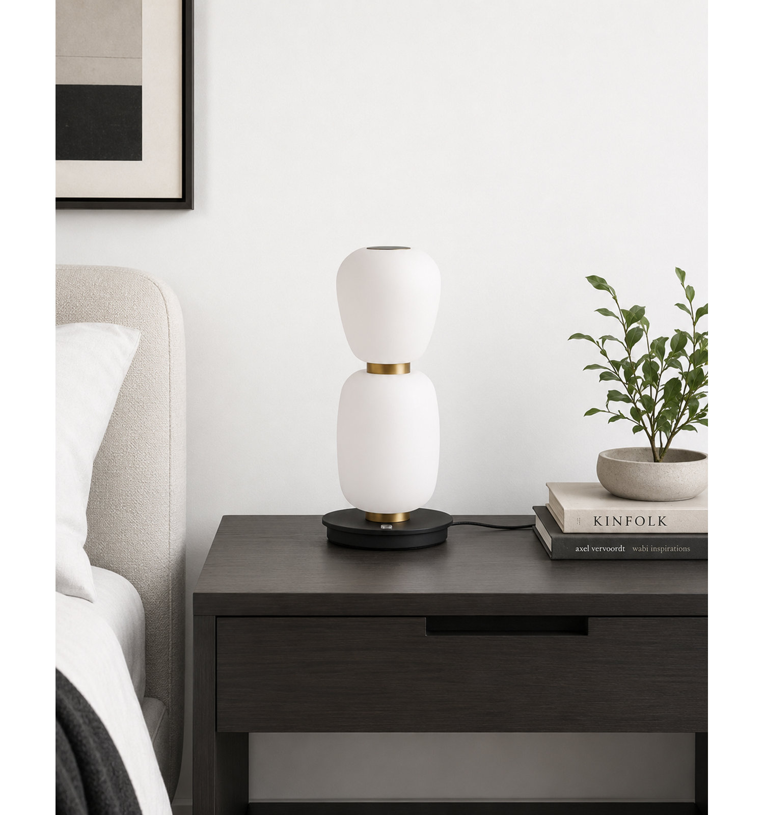 Kace Double Stack Table Lamp