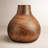Mylo Brown 8'' Solid Wood Table Vase
