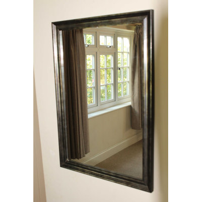 Roma Wood Flat Wall Mirror