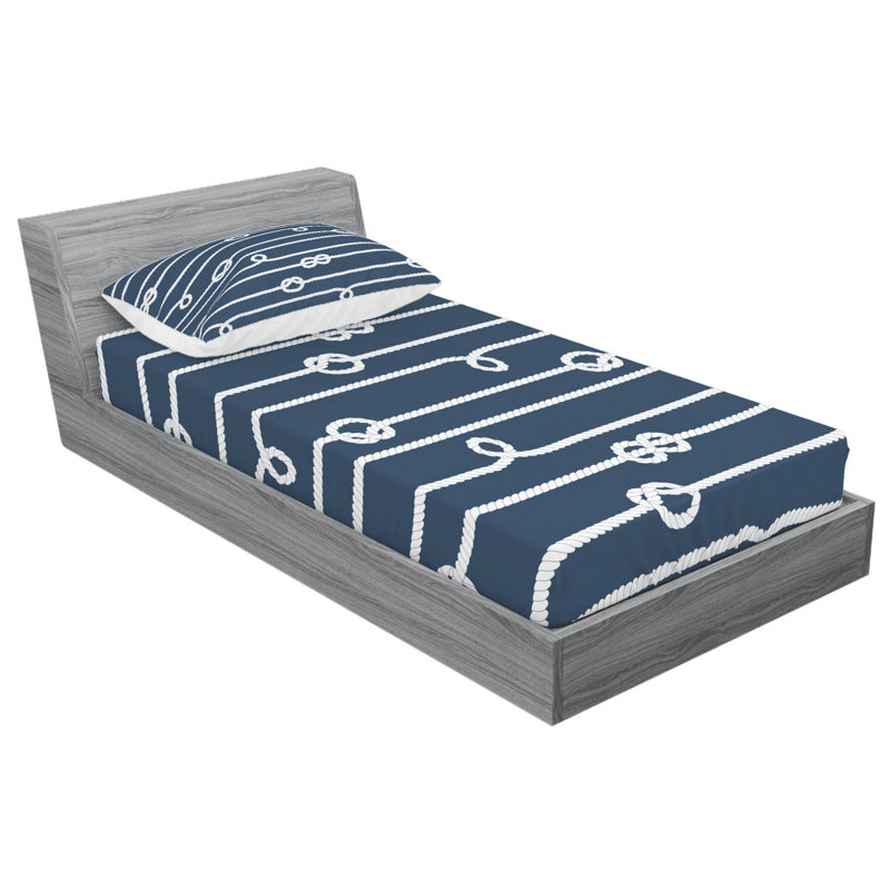 Microfiber Sheet Set, Twin Sheet Set with Fitted Sheet