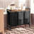 Cythia 3 Removable Liners Laundry Hamper with Wheels-608272709