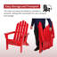 Chaise Adirondack pliante en bois massif Breeona-1909168954