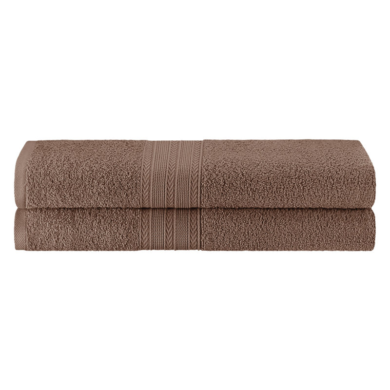 450 GSM Hannu Eco-Friendly 100% Ringspun Sustainable Cotton Bath Sheet, Café