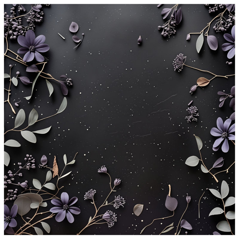 Purple Floral Arrangement Quilted Bedspread All Sizes, Queen