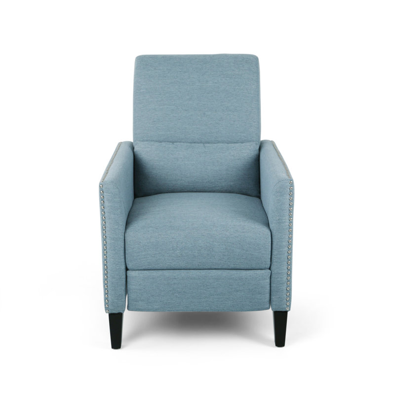 PUSH BACK RECLINER, Light Blue