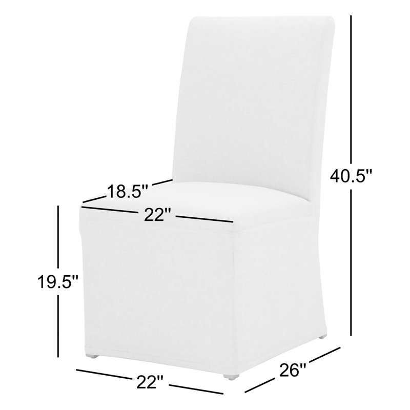 Chaise parsons rembourrée Gibbes, Jute