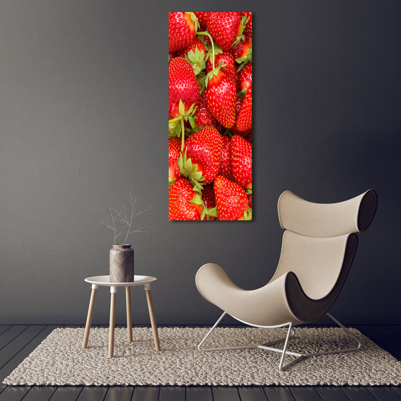 Strawberries - Wrapped Canvas Print