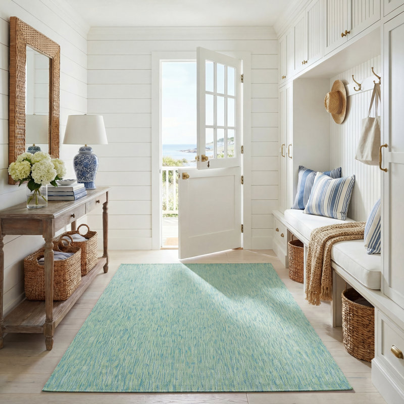 Miceli Indoor/Outdoor Area Rug, Rectangle 5'3" x 7'7"