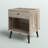 Vansant 1 - Drawer Nightstand with Drawer and Open Compartment, Solid Wood Legs-964602023